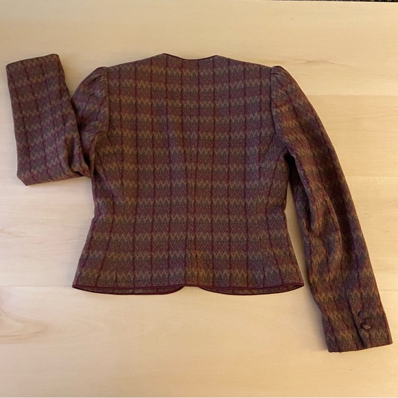 SASSON vintage wool-blend blazer. Classy. Size 6/7. - Picture 13 of 15